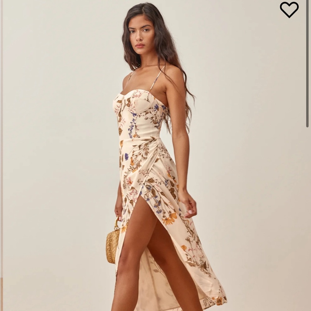 Reformation Kourtney Dress - Size 10 - Color Frolic